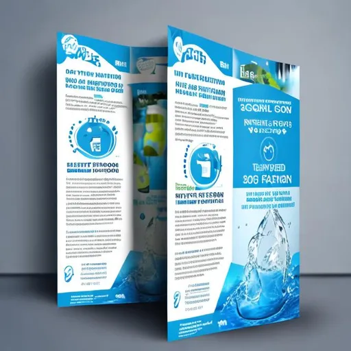 Prompt: flyers for water refilling station business
