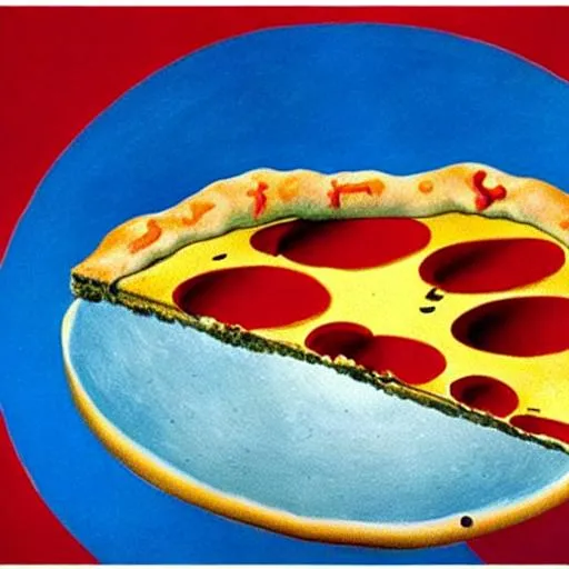 Prompt: Salvador Dali's Painting of the Comet Ping Pong Pizza, 666, child torture, satanic ritual, triadic colors backlit, blood and gore

