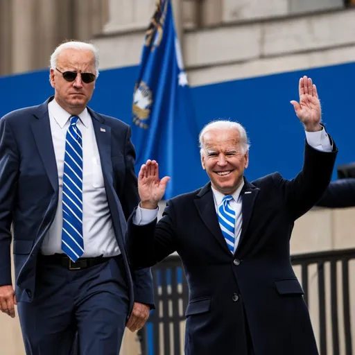Prompt: Joe Biden Nazi Salute

