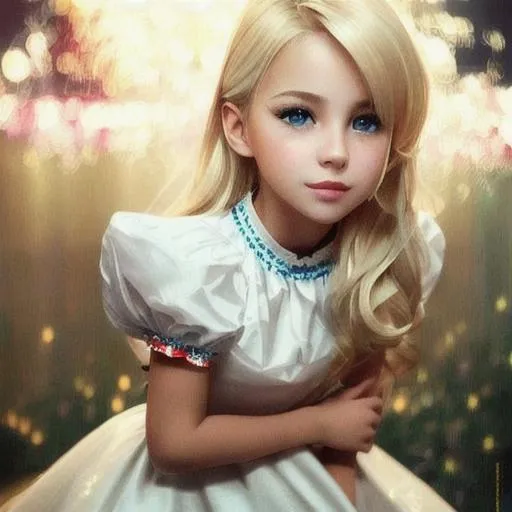 Prompt: young, light blonde hair, russian dress, perfect, symetric face, ultra realistic