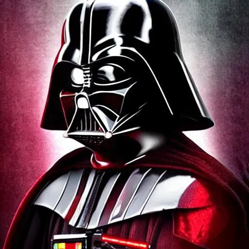 Darth Vader, Detailed, 8k, Glowing Red, Dark Metal,... | OpenArt