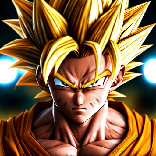 Real life Super Sayian 3 Goku, Professional, Highly... | OpenArt