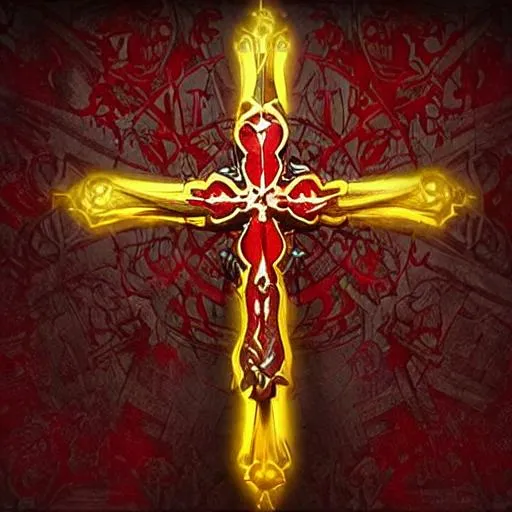 The Cross of Light of the Scarlet Crusade, the holy... | OpenArt