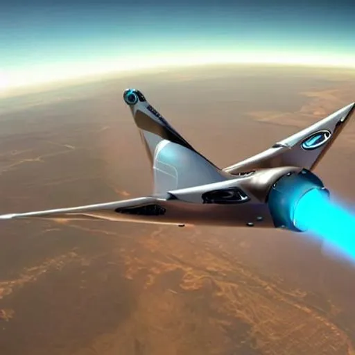 Prompt: virgin galactic space photorealististic