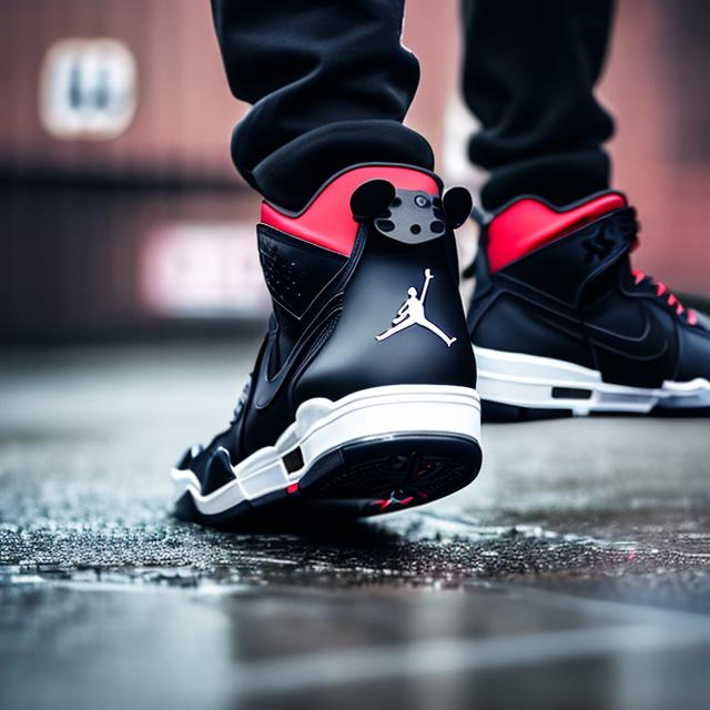 AIR JORDANS BAGROUNDRAINY SHAPEFOCUS MOTIONBLUR OpenArt