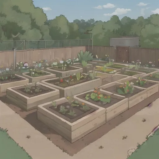 Prompt: Community gardens 