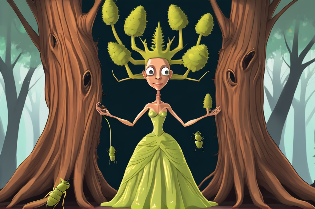 The Queen of Trees loves all except for you, you put... OpenArt