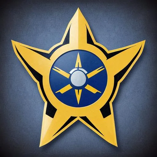 Prompt: Star Fighter Squadron insignia for flight school, photorealistic
