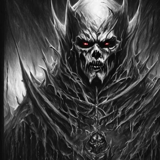 Prompt: dark king from hell