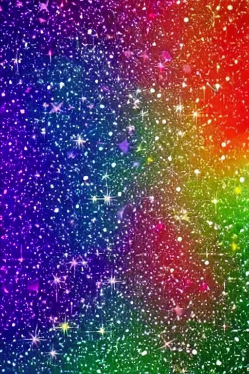 Prompt: a beautiful colourful background, with all the colours of the rainbow, reminding the universe, with some blinking stars
