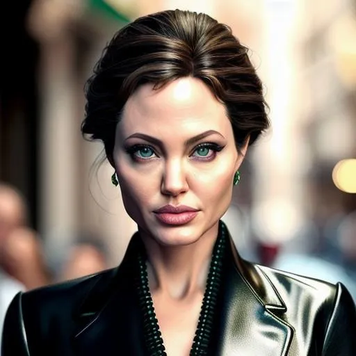 Prompt: long shot super detailed lifelike illustration, intricately detailed, dramatic lighting, Angelina Jolie, woman, gorgeous detailed face, Angelina Jolie in the greece, the actor, modeling 

masterpiece photoghrafic real digatal ultra realistic hyperdetailed , ruffles, highly detailed green eyes, highly detailed beautiful red gloss lips, highly detailed intricate fluffy black short hair, stray hairs, complex,

sitting in front of door of old rust antique ruined whore house in the fantasy harram, autumn environment, cozy environment, vintage environment, fantastical nostalgic mood,

hopeful, smile, iridescent reflection, cinematic light,

impressionist painting, Degas Style Painting,

volumetric lighting maximalist photo illustration 4k, resolution high res intricately detailed complex,

soft focus, digital painting, oil painting, heroic fantasy art, clean art, professional, colorful, rich deep color, concept art, CGI winning award, UHD, HDR, 8K, RPG, UHD render, HDR render, 3D render cinema 4D, Makoto Shinkai,