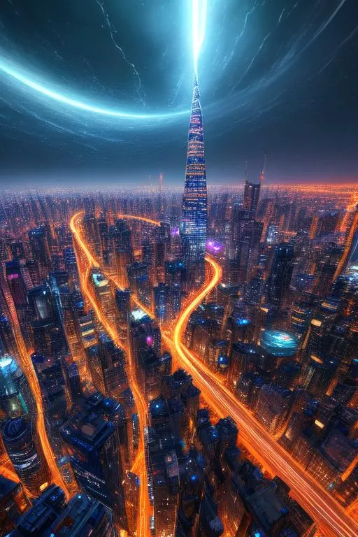 Prompt: UHD background, HDR, 8K, RPG, UHD render, HDR render, 3D render cinema 4D, cinematic light, high res intricately detailed complex, bright modern city at night swirling inwards, high quality, fantasy, sci-fi
