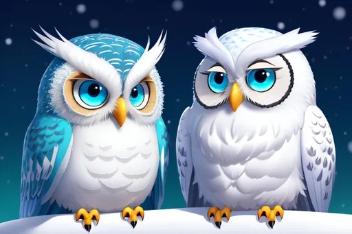 Prompt: a Pixar character of cute fluffy radical radiant kawii mini white snow owl, sitting the shoulders of a wise friendly good old Royal king, with long white beard, owl has big beautiful majestic very very large brilliant big deep aqua blue eyes, extremely insanely detailed feathers fur, vivid textural colors, perfect colors, lots of intense shaders & shading, perfect shadows, owl dressed in exquisite exceptional prestigious fancy immaculate glistening Royal accessories golden souvenirs, octane render, highest quality, extremely detailed, 