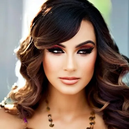 Prompt: Kolfi made into a beautiful and gorgeous person 