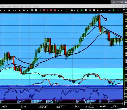 Prompt: Imagine/ a person reading a candlestick chart doing trading, 4k hd 