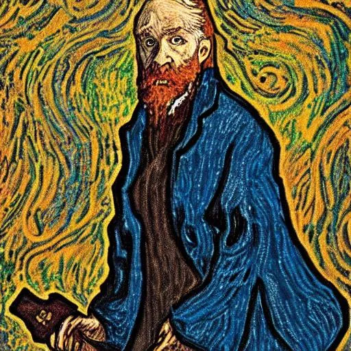 Vincent van Gogh quadro buda ilumin - OpenDream