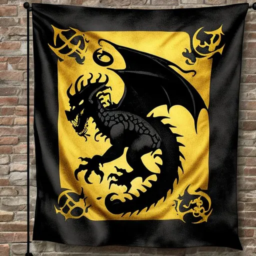 black dragon pirate flag