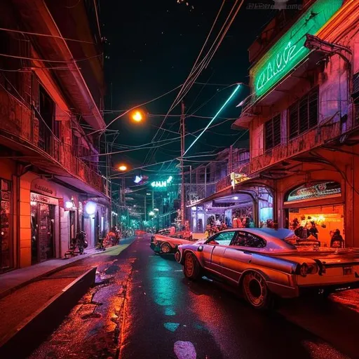 Lunarpunk Solarpunk Perspective Curious Old Secret Town of Manila