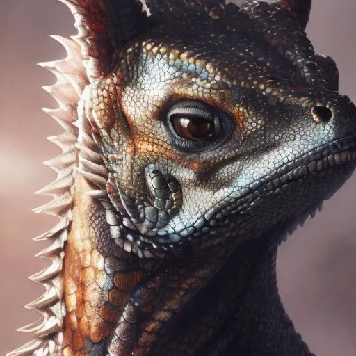 Prompt: Watercolor portrait of a dragon with iridescent black markings and a cute face, perfect composition, hyperrealistic, super detailed, 8k, high quality, trending art, trending on artstation, sharp focus, studio photo, intricate details, highly detailed, by greg rutkowski, illustration, watercolor