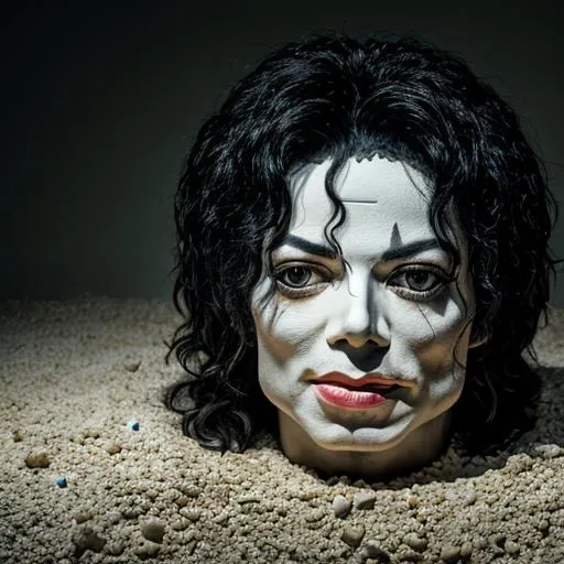 Prompt:   Michael Jackson's dead corpse