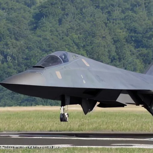 Prompt: photo stealth fighter