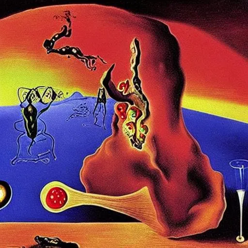 Salvador Dali's Painting of the Comet Ping Pong Pizz... | OpenArt