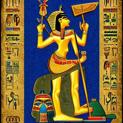 Prompt:  Egyptian god thoth 


