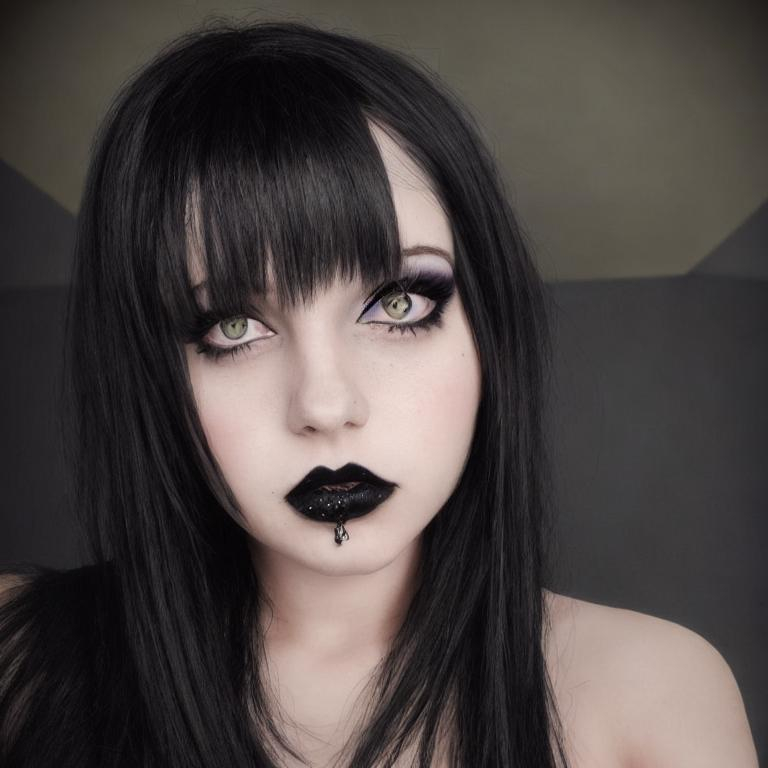 Create a beautiful goth girl | OpenArt