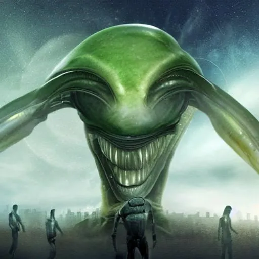 Prompt: Alien invasion