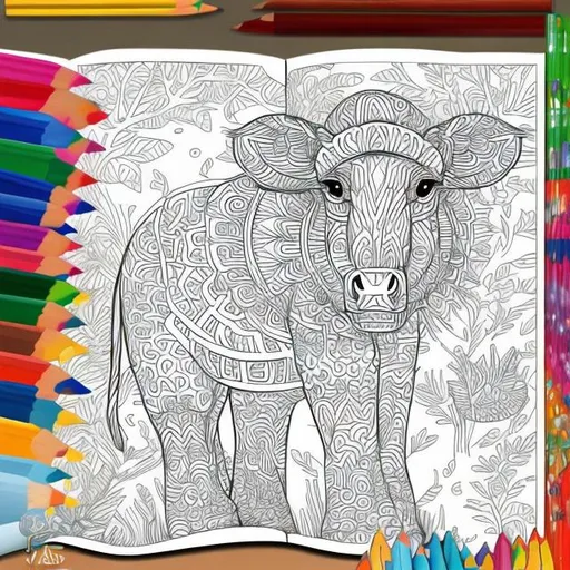 Prompt: Create a coloring book featuring animals from different continents. Include fun facts about each animal to make it educational as well as entertaining.

