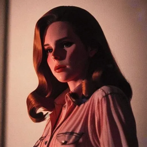 Prompt: movie still of lana del rey in childs play
