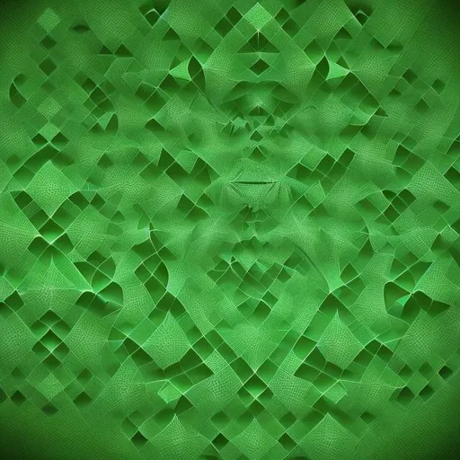 Prompt: green fractal rhombus

