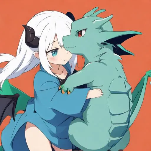 Prompt: A cute dragons 