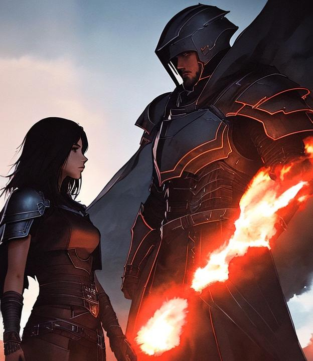 a final fantasy watercolor concept art with Naomi Sc... OpenArt