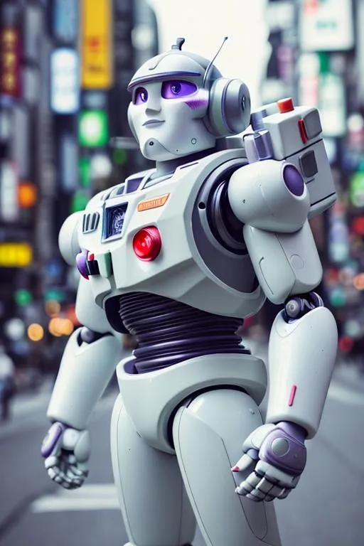 Prompt: japan anime robot look like "Buzz Lightyear", random pose, random background, giant

vintage, miniature. (high detailed skin:1.2), 8k uhd, dslr, soft lighting, high quality, film grain, Fujifilm XT3, hyper realistic, detailed head