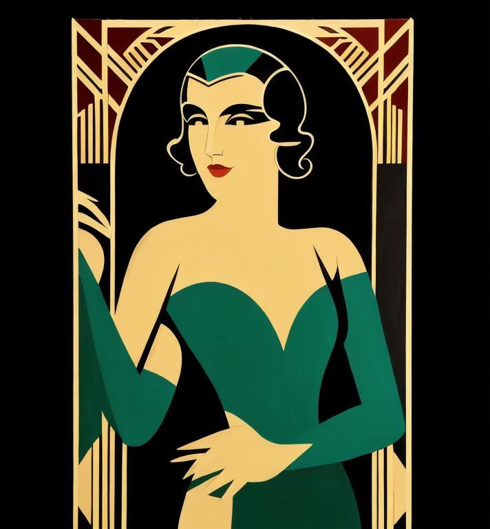 Art Deco Painting OpenArt