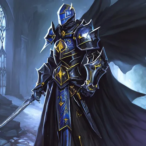 Prompt: magic black knight
