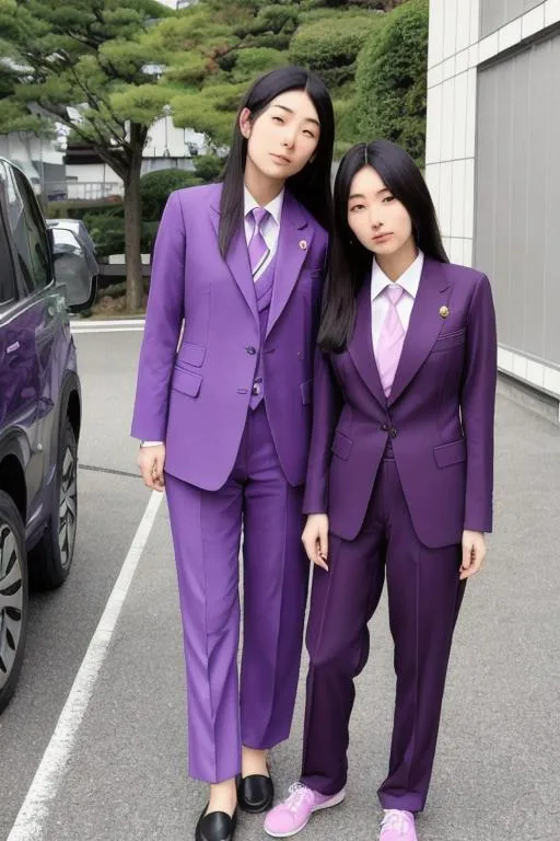 Details 206+ purple suit girl