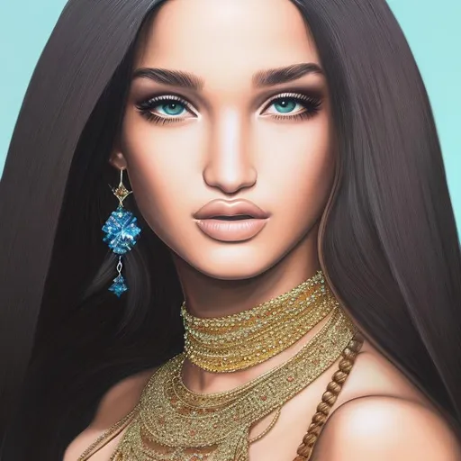 Prompt: Close-up Portrait of young {Rosie Huntington-Whitely} with {long black} hair and with cute face, {in Hiphop dress}, perfect composition, hyperrealistic, super detailed, 8k, high quality, trending art, trending on artstation, sharp focus, studio photo, intricate details, highly detailed, by greg rutkowski