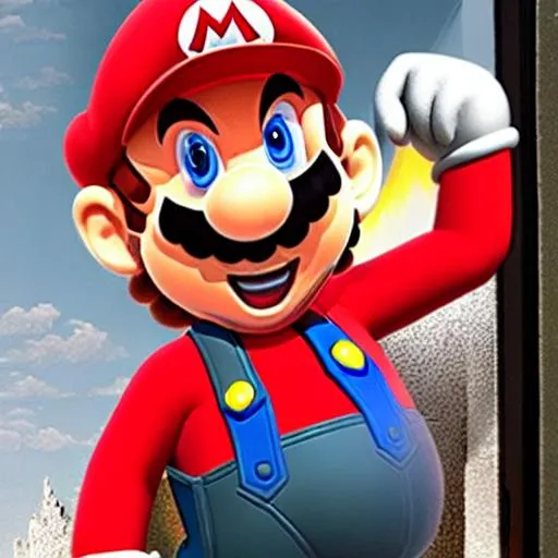 Prompt: Mario
