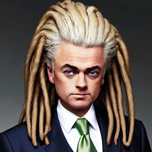 Prompt: Geert Wilders with dreads