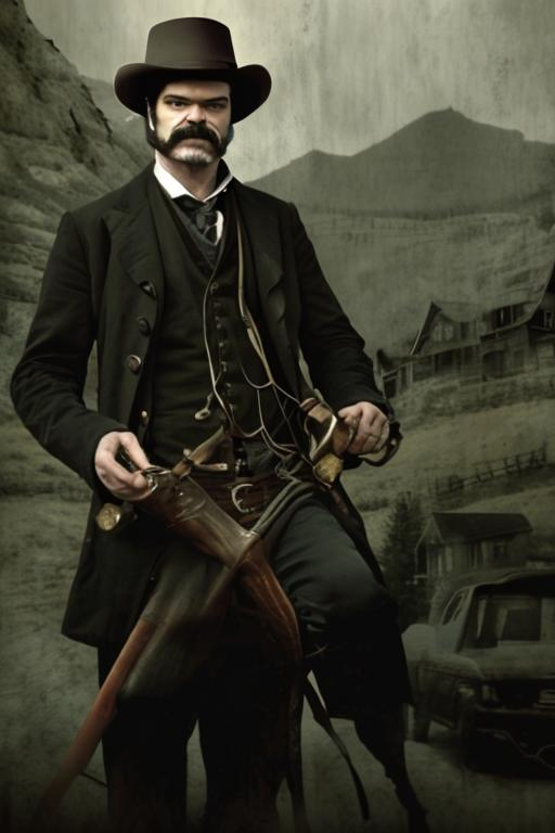 Seth Bullock Deadwood Digital Art 4k Color 8417