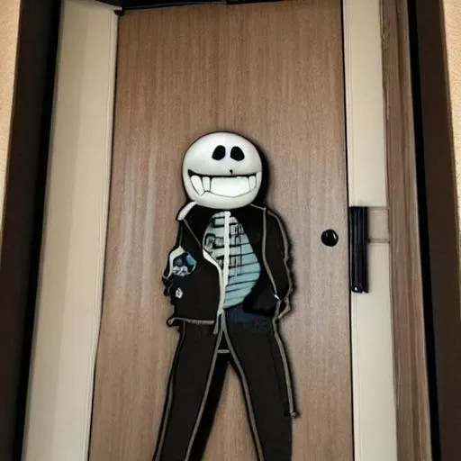 Prompt: sans in doors