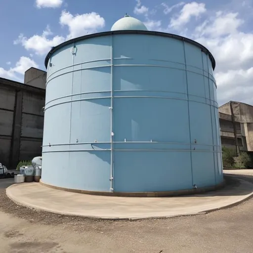 Prompt: Water storage tank
