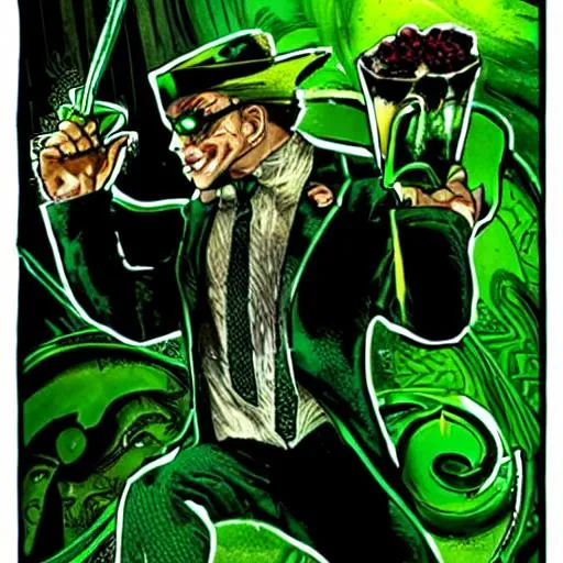 Prompt: The riddler
