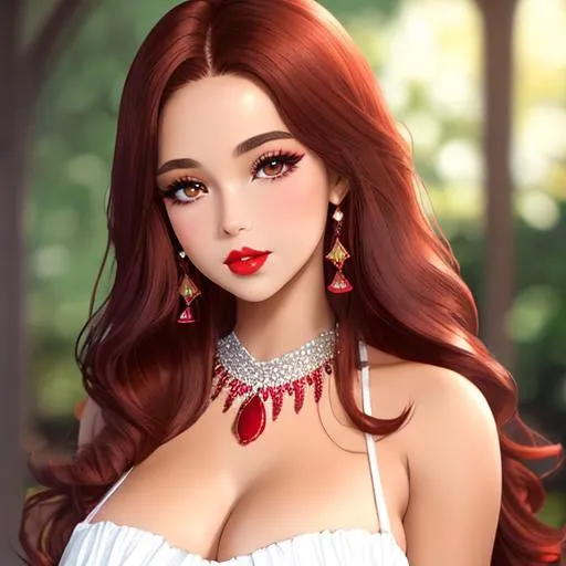 Prompt: little girl, ((Black Mafia daughter )), bright red gloss lips, rosy cheeks, red lips, voluminous auburn brown hair, soft_breasts, smooth soft skin, soft lighting, beautiful detailed eyes, rounded hips, perfect body, beautiful intricate colored hair, symmetrical, full body, perfect composition, hyperrealistic, super detailed,  tulip warrior, wearing soft petals, with very blasian complexion,8k, high quality, trending art, trending on artstation, sharp focus, studio photo, intricate details, highly detailed, by makoto shinkai,