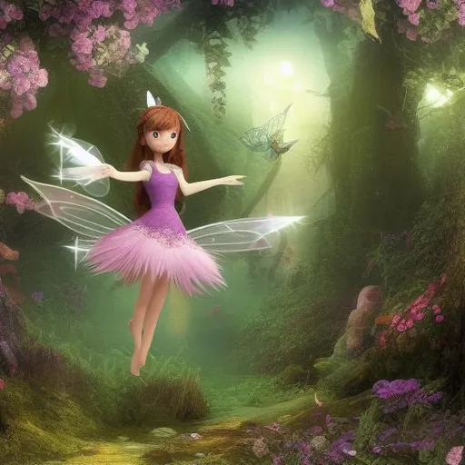 Prompt: a fairy illustration 