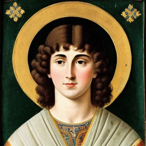 Prompt: portrait of a 10th-century French light-haired prince