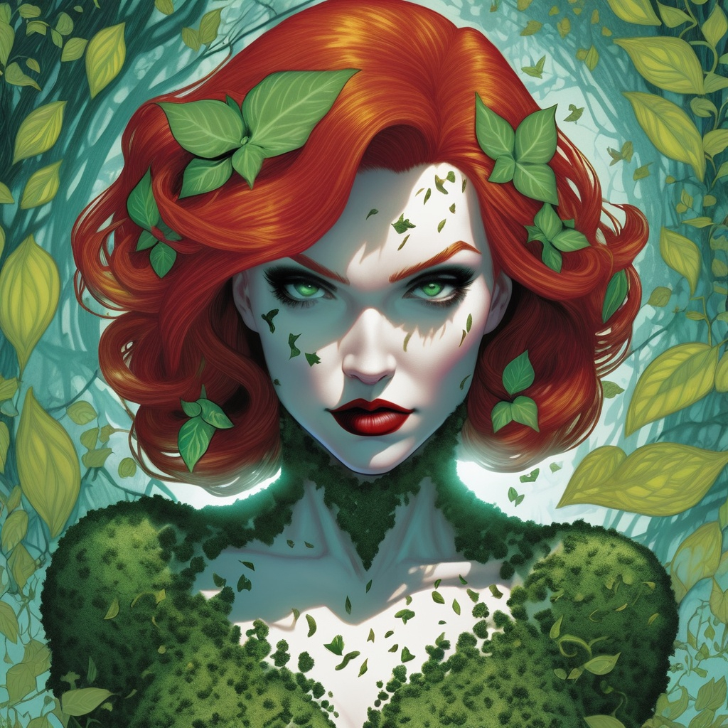 Poison ivy hypnotized by Emma frost