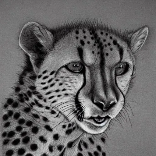 Pin by Kelly Ayers Whitten on Cat drawing | Realistic animal drawings,  Pencil drawings of animals, Cheetah drawing